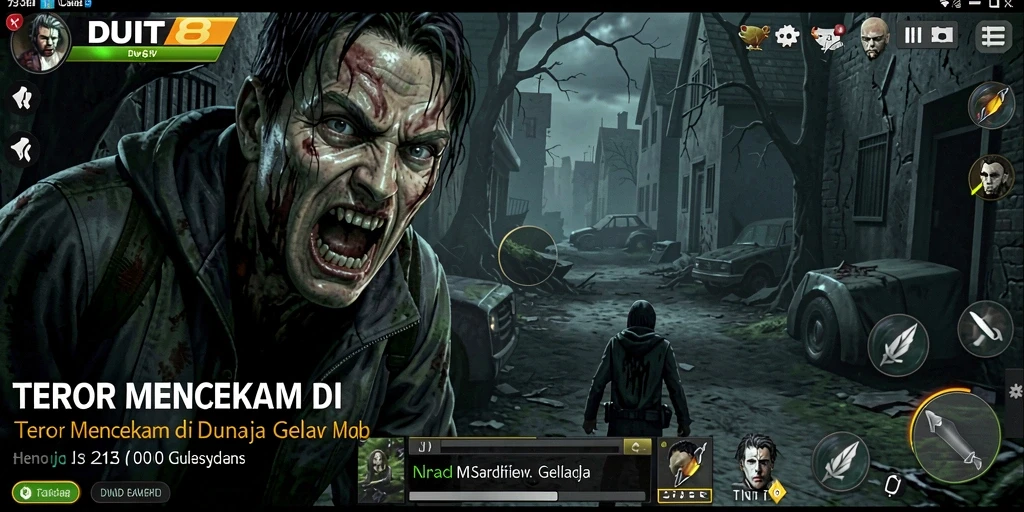 Gameplay menegangkan dalam dunia Horror yang mencekam.
