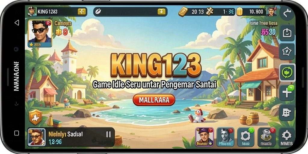 Tampilan gameplay KING123 yang mengasyikkan dan memikat