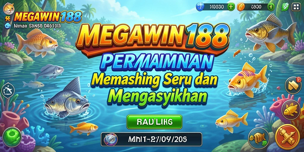 Gameplay seru dengan aksi memancing yang mendebarkan di MEGAWIN188.