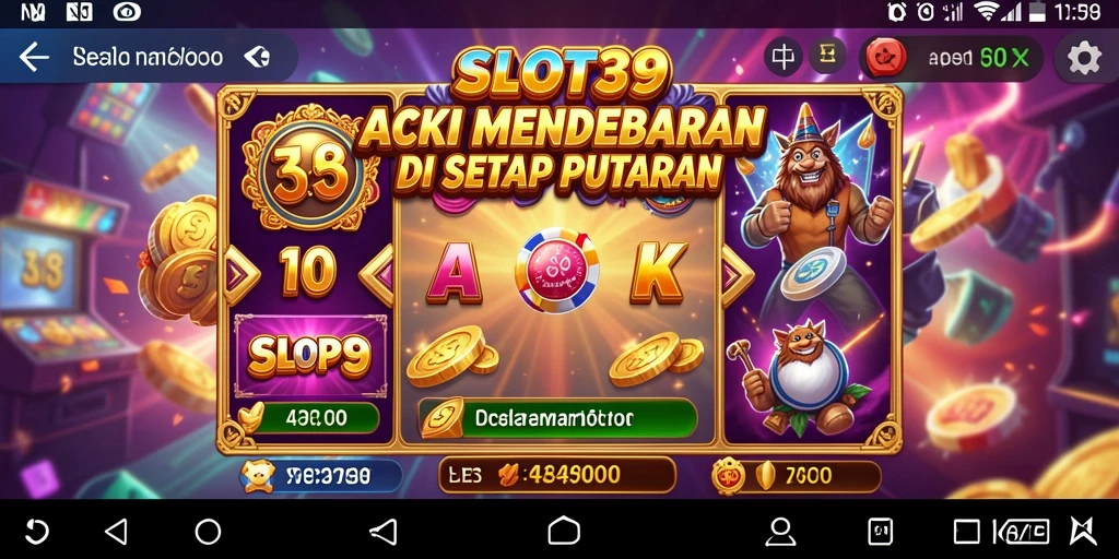 Tampilan gameplay SLOT39 yang penuh aksi dan tantangan seru.